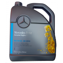Λάδι βενζινοκινητήρα Mercedes-Benz προδιαγραφής 229.5  συσκευασία  5 L, SAE 5-40