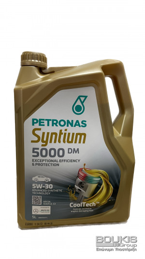 Λάδι κινητήρα Petronas Syntium 5000 DM SAE 5W-30 5L
