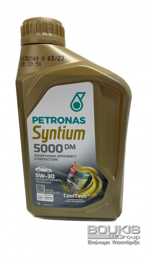 Λάδι κινητήρα Petronas Syntium 5000 DM SAE 5W-30 1L